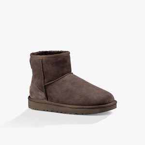 Ugg Classic Mini II Klassiska Stövlar Dam Bruna (647820UYM)